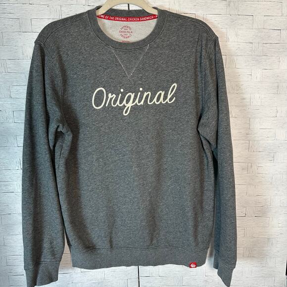 Chick-fil-A sweatshirt original gray long sleeve super soft cozycore athleisure - Picture 1 of 8